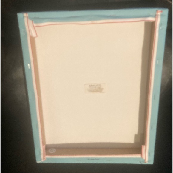 Wall Art - Blue canvas with“Life is a journey” Message in Gold Lettering - Picture 8 of 11